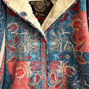 NWOT Johnny Was Embroidered Coat